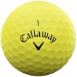 Callaway Supersoft Golf Balls - Yellow - 3 Ball Sleeve For Discount