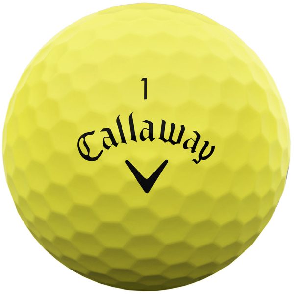 Callaway Supersoft Golf Balls - Yellow - 3 Ball Sleeve For Discount