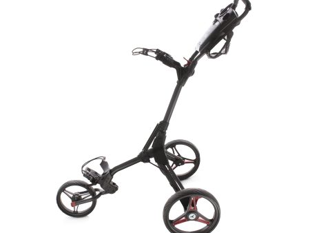 Motocaddy Cube 3-Wheel Push Pull Trolley - Black Red For Discount