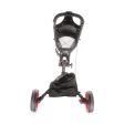 Druids 3-Wheel Push Trolley - Black Red Discount