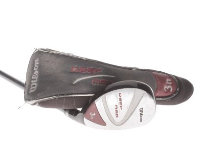 Wilson Deep Red Graphite Mens Right Hand 3 Hybrid 19* Uniflex - Deep Red 450 Cheap