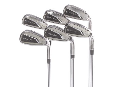 TaylorMade Stealth HD Steel Mens Right Hand Irons 5-PW Regular - KBS Max MT For Discount