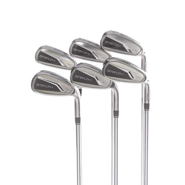 TaylorMade Stealth HD Steel Mens Right Hand Irons 5-PW Regular - KBS Max MT For Discount