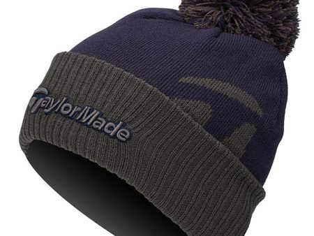 TaylorMade Bobble Beanie - Navy Cheap