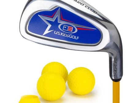 U.S. Kids Golf Junior RS2 Yard Club + 3 Yard Balls and Tee - (63-66  Golfer Height) Online now