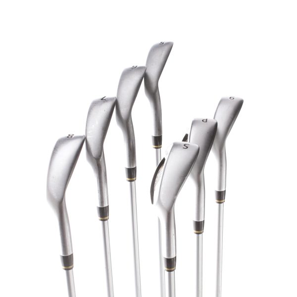 Benross Gold Steel Mens Right Hand Irons 5-SW Regular - Fujikura 50i Online now