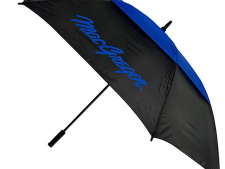 MacGregor Dual Canopy Umbrella 64  Canopy - Black Blue Online Sale