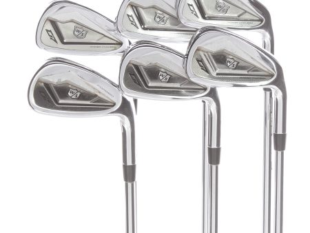 Wilson D7 Forged Steel Mens Right Hand Irons 5-PW Regular - KBS $-Taper Lite 95 For Discount