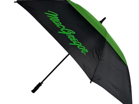 MacGregor Dual Canopy Umbrella 64  Canopy - Black Green Supply