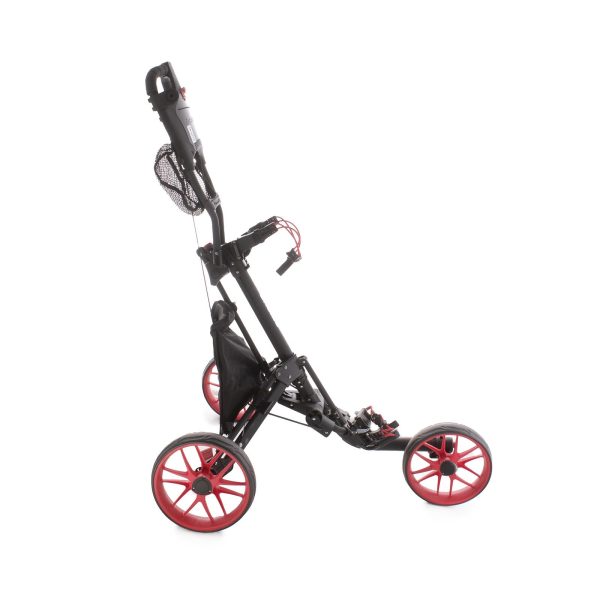 Druids 3-Wheel Push Trolley - Black Red Discount