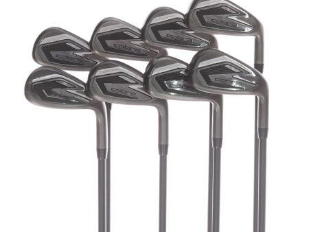 Cobra DarkSpeed Graphite Mens Right Hand Irons 5-GW+SW Regular - KBS Pgi 75g Online Hot Sale