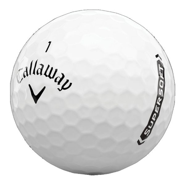 Callaway Supersoft Golf Balls - White - 3 Ball Sleeve Hot on Sale