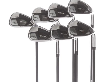 Callaway Rogue ST Max Steel Mens Right Hand Irons 4-PW 1* Upright Regular - Tensei AV Series Blue 65 Online