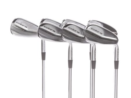 Cobra Forged Tec One Steel Mens Right Hand Irons 5-GW Extra Stiff - N.S.Pro Modus3 Tour 120 X Hot on Sale