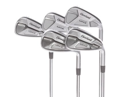 Cleveland Launcher UHX Steel Mens Right Hand Irons 6-PW Stiff - Dynamic Gold 98 S300 Hot on Sale