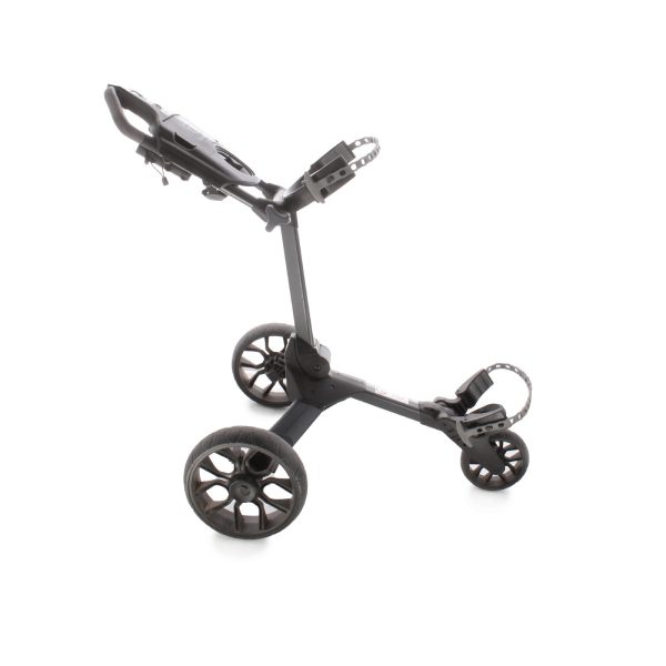 Stewart Golf R1-S 3-Wheel Push Trolley - Black Hot on Sale