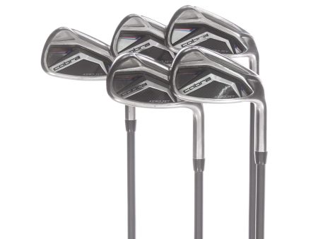 Cobra Aerojet Graphite Mens Right Hand Irons 7-GW Senior - KBS PGI 65 For Sale