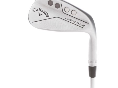 Callaway Jaws Raw Steel Mens Right Hand Gap Wedge 50* 10 Bounce S Grind Wedge - Dynamic Gold Spinner 115 Online Sale