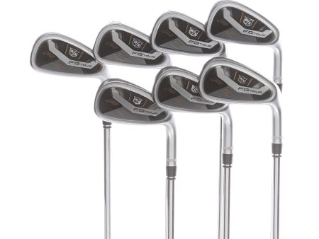 Wilson FG Tour F5 Steel Mens Right Hand Irons 4-PW Regular - True Temper Dynamic Gold XP R300 Hot on Sale