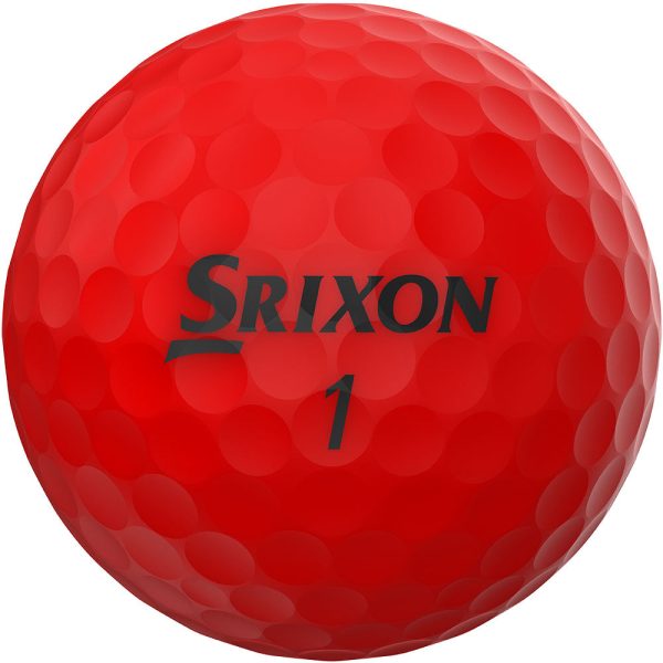 Srixon Soft Feel Golf Balls - Brite Red - Festive Double Dozen Online Sale