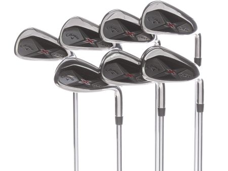 Callaway X Hot Steel Mens Right Hand Irons 5-SW Regular - XP 85 R300 For Discount