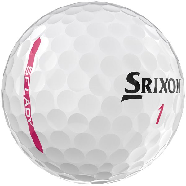 Srixon Soft Feel Lady Golf Balls - Soft White - Festive Double Dozen Fashion