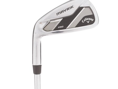 Callaway Mavrik Pro Steel Mens Left Hand 6 Iron 26.5* Stiff - True Temper Elevate 105 VSS Pro Fashion