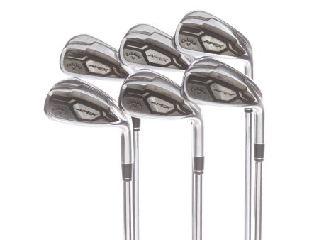 Callaway Apex CF16 Steel Mens Right Hand Irons 6-PW Stiff - NS Pro Modus For Sale