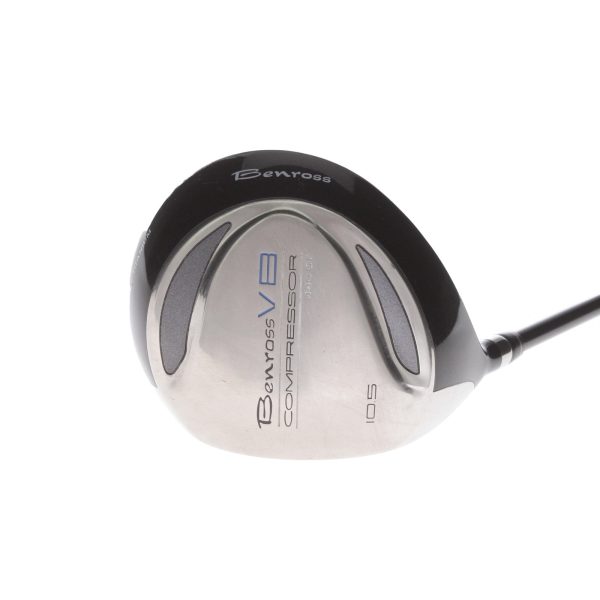 Benross V8 Compressor Graphite Mens Left Hand Driver 10.5* Regular - Grafalloy Pro 65R Online now