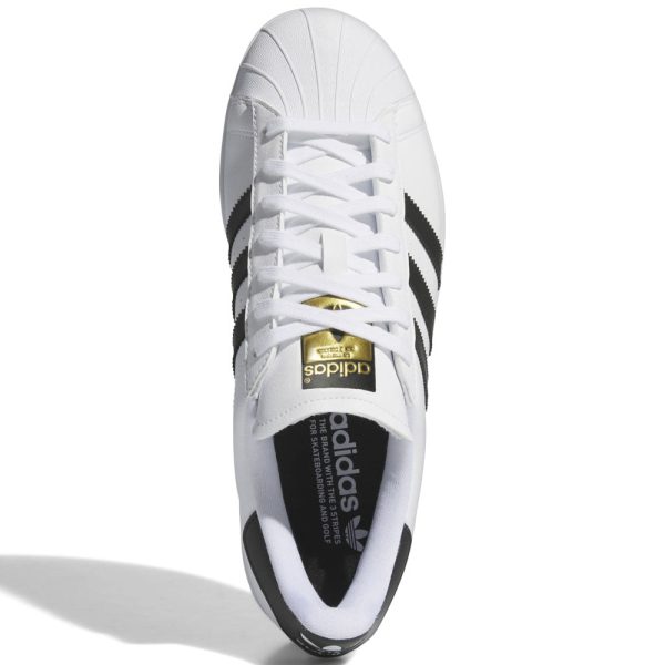 adidas Superstar Spikeless Shoes - Ftwr White Core Black Gold Met Supply