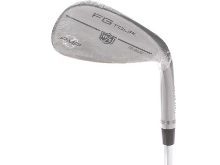 Wilson Staff FG Tour PMP Raw Steel Mens Right Hand Lob Wedge 58* 10 Bounce Stiff - Dynamic Gold 120 S300 For Discount