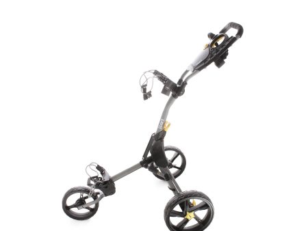 iCart Compact Evo 3-Wheel Pull Trolley - Black Yellow For Discount