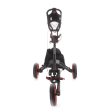 Druids 3-Wheel Push Trolley - Black Red Discount