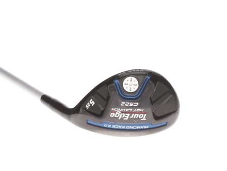 Tour Edge Hot Launch C522 Graphite Mens Right Hand 5 Hybrid 25* Stiff - Fubuki HL Series 60 For Discount