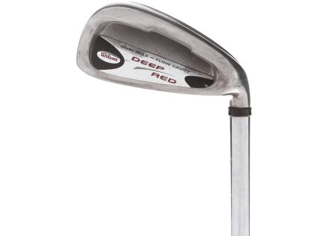 Wilson Deep Red Steel Mens Right Hand 6 Iron Uniflex - True Temper For Cheap