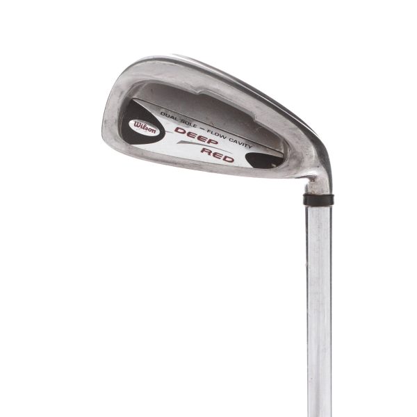 Wilson Deep Red Steel Mens Right Hand 6 Iron Uniflex - True Temper For Cheap