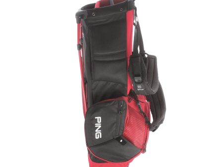 Ping Hoofer Stand Bag - Black Red For Discount