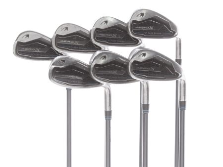 Benross Aero X Graphite Mens Right Hand Irons 5-SW Regular - Fujikura Vista Pro 50i Online Sale