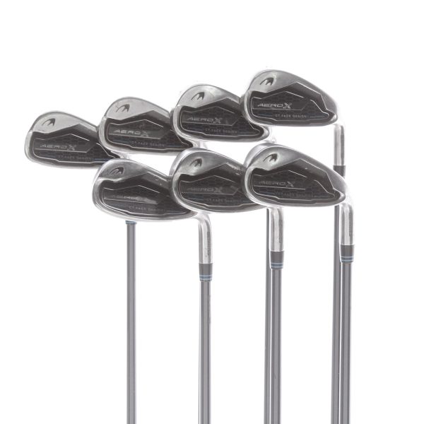 Benross Aero X Graphite Mens Right Hand Irons 5-SW Regular - Fujikura Vista Pro 50i Online Sale