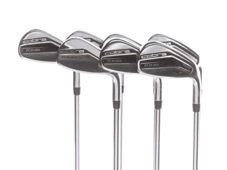 Cobra F7 One Length Steel Mens Right Hand Irons 5-GW Regular - Cobra on Sale