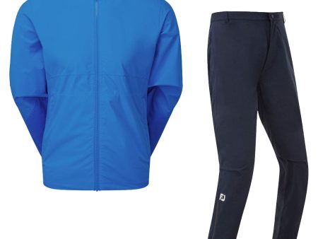 FootJoy HydroLite X HydroLite V2 Waterproof Suit - Blue + Navy Online