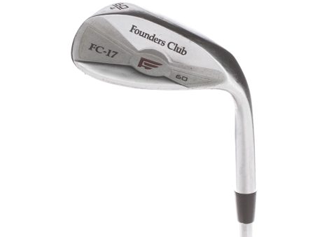 Founders Club FC-17 Steel Mens Right Hand Lob Wedge 60* 4 Bounce Wedge - Founders Club Online Hot Sale