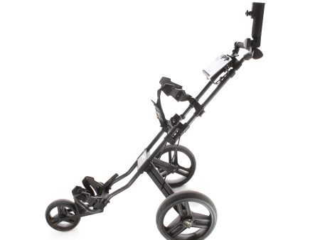 PowaKaddy Twinline 3 3-Wheel Push Trolley - Black Supply