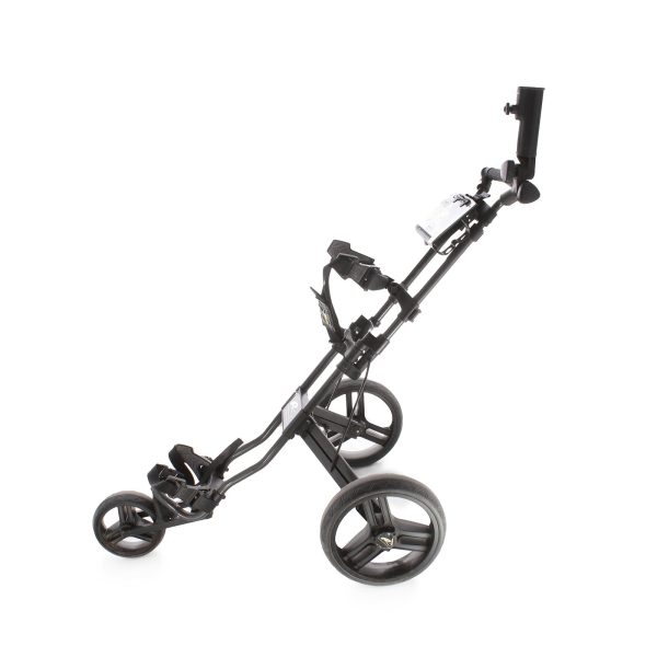 PowaKaddy Twinline 3 3-Wheel Push Trolley - Black Supply