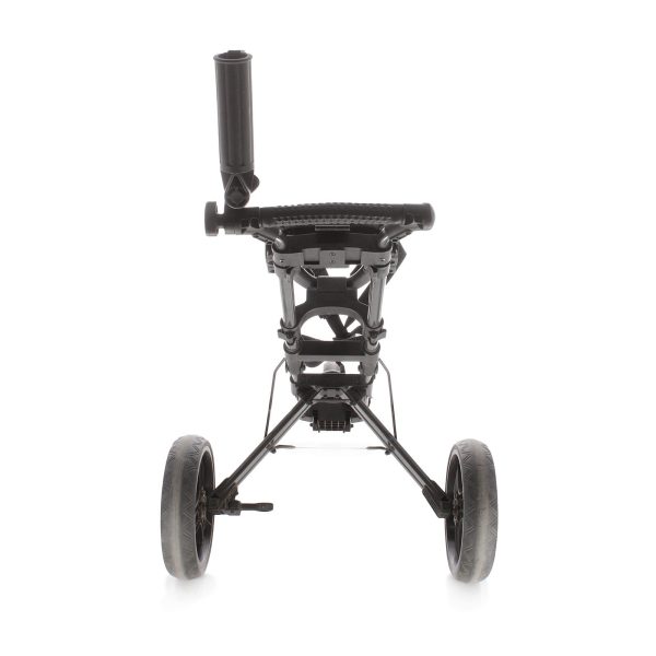 PowaKaddy Twinline 3 3-Wheel Push Trolley - Black Supply