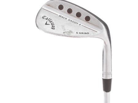 Callaway Mack Daddy 4 Steel Mens Right Hand Gap Wedge 52* 10 Bounce S Grind Stiff - True Temper Dynamic Gold S300 Supply