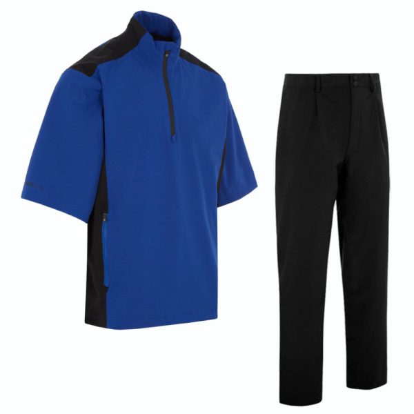 ProQuip Aqualite Waterproof Half Sleeve Suit - Royal Black - Black Supply