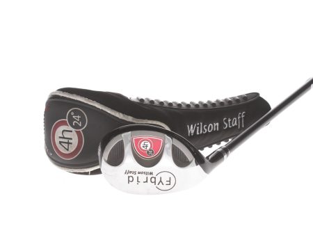 Wilson FYbrid Graphite Mens Left Hand 4 Hybrid 24* Regular - Proforce V2 66g For Cheap