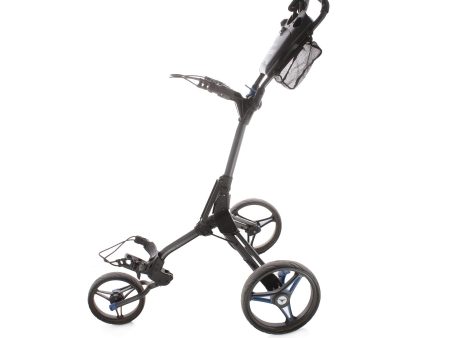 Motocaddy Cube 3 3-Wheel Push Trolley - Black Blue For Discount