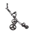 PowaKaddy Twinline 3 3-Wheel Push Trolley - Black Supply